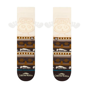 Stance Have Some Eggnog Crew Socks - Dark Brown - Large