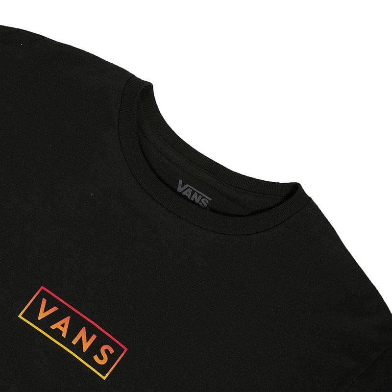 Vans Classic Easy Box T-Shirt - Black/True Red/Golden Yellow