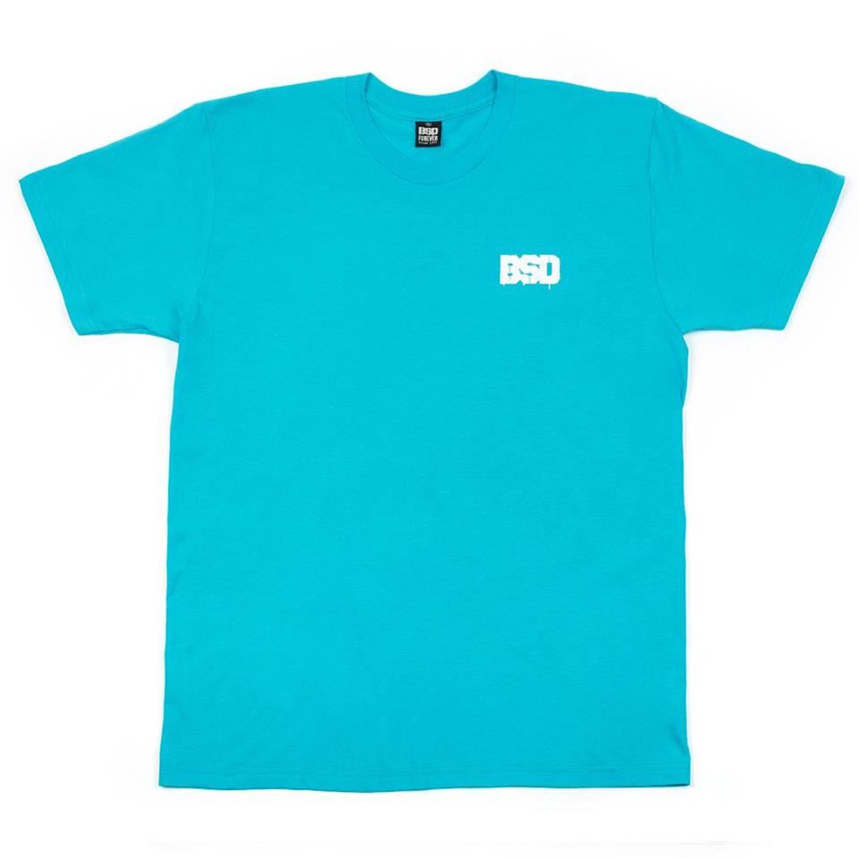 BSD Spillage T-Shirt - Aqua