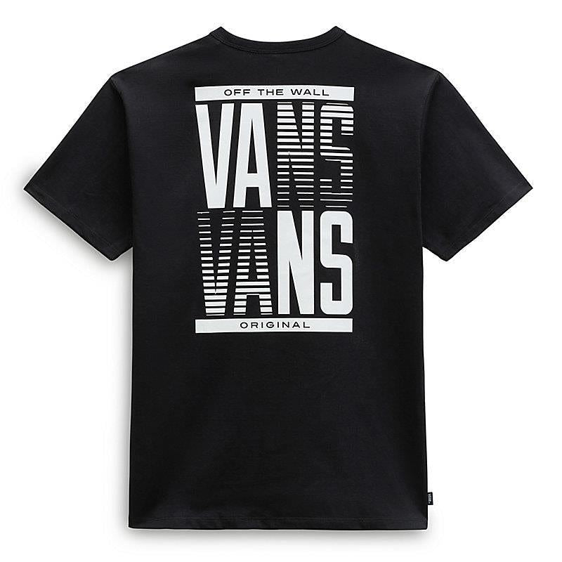 Vans Off The Wall Stacked Typed T-Shirt - Black