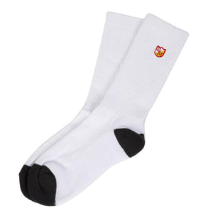 S&M Block Sock - White