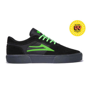 Lakai x Yeah Right Staple - Black/UV Green Suede