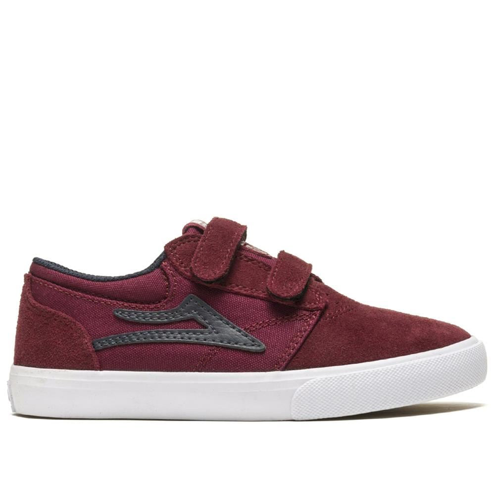 Lakai Griffin Kids - Burgundy/Navy Suede