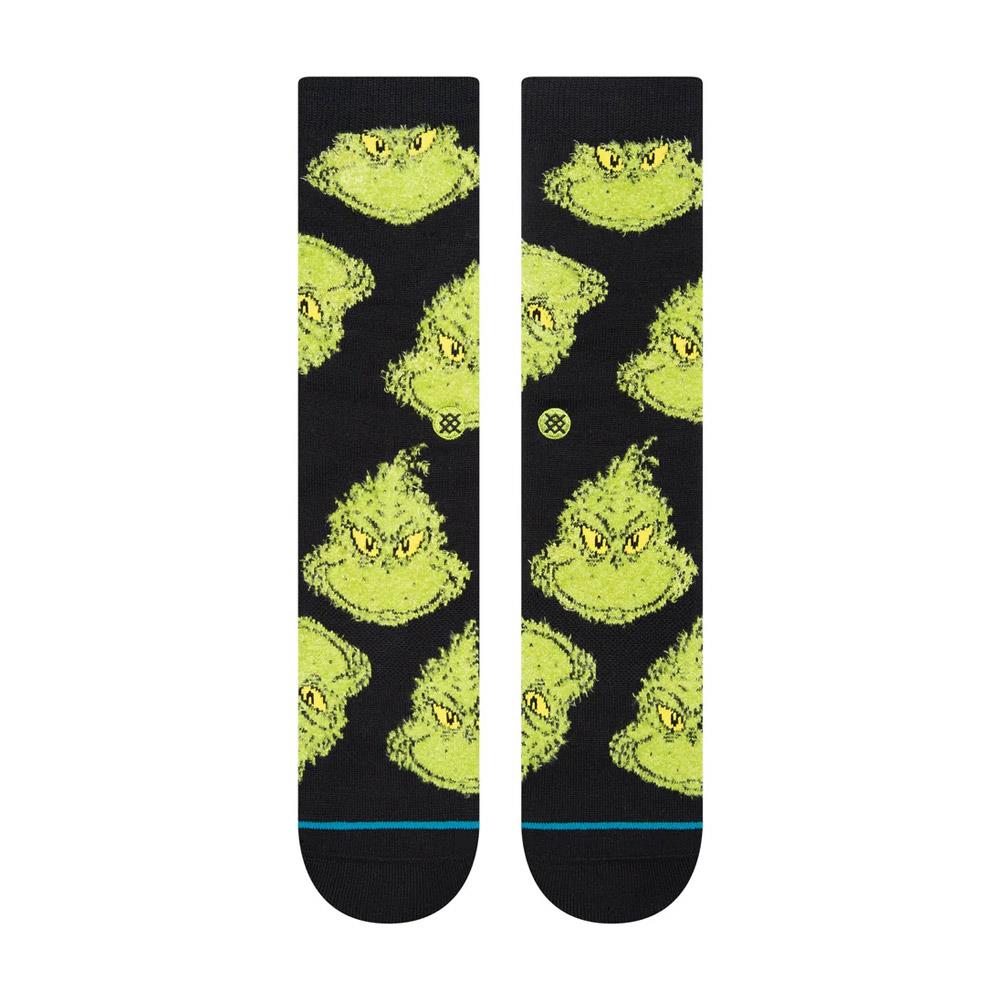 Stance Mean One Socks - Black - Large