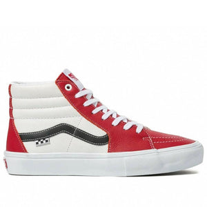 Vans Skate Sk8-Hi Sport Leather - Chilli Pepper/White