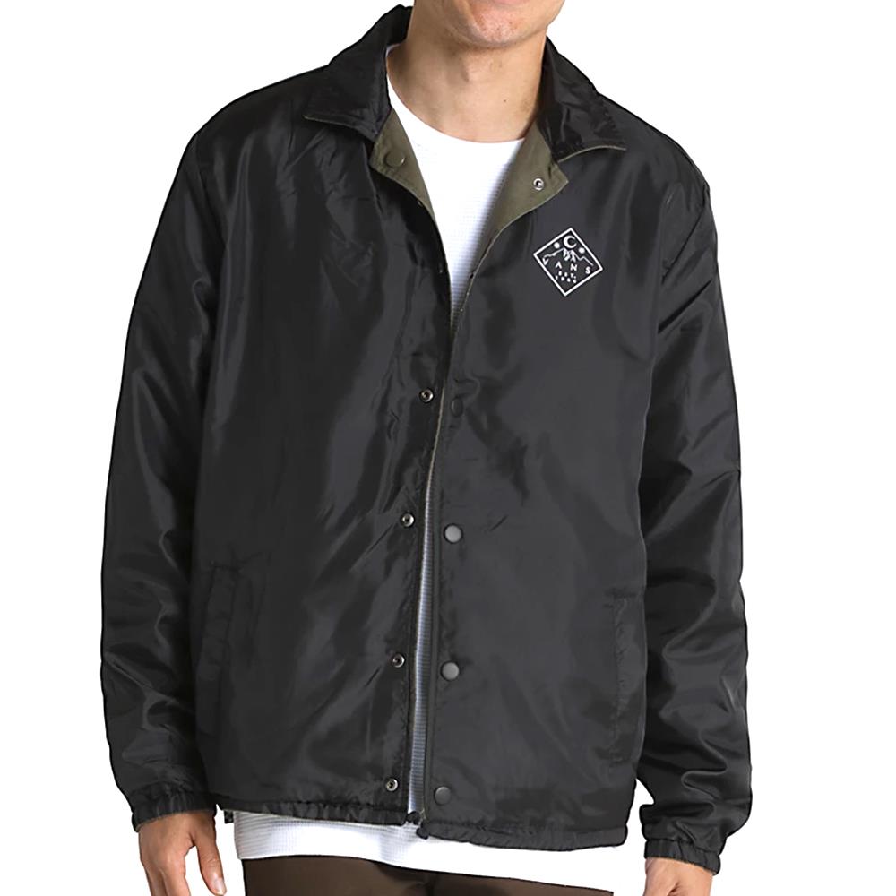 Vans Perris & Dennis Reversible Torrey Jacket - Black/Grape Leaf