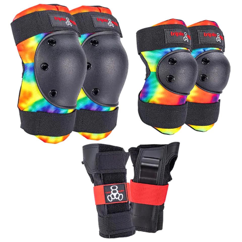 Triple8 Pad Set - Saver Series 3 Pc Junior - Tie Dye