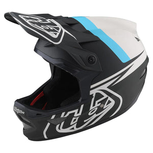 Troy Lee D3 Fiberlite Race Helmet - Slant Green