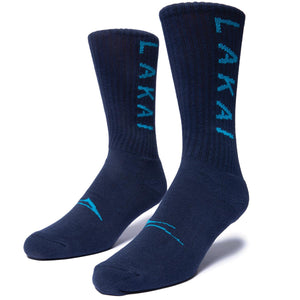 Lakai Simple Crew Sock - Navy