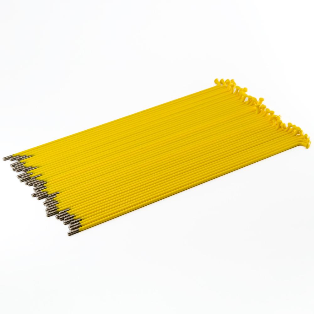 SOURCE STAINLESS SPOKES (40 PACK) - YELLOW
