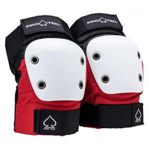 Pro-Tec Pads Street Junior Elbow Pads - Red/White/Black