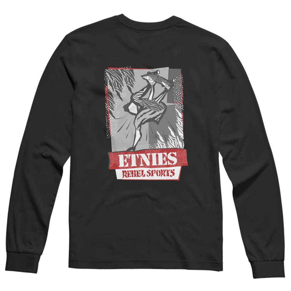 Etnies Rebel Retro Long Sleeve T-Shirt - Black