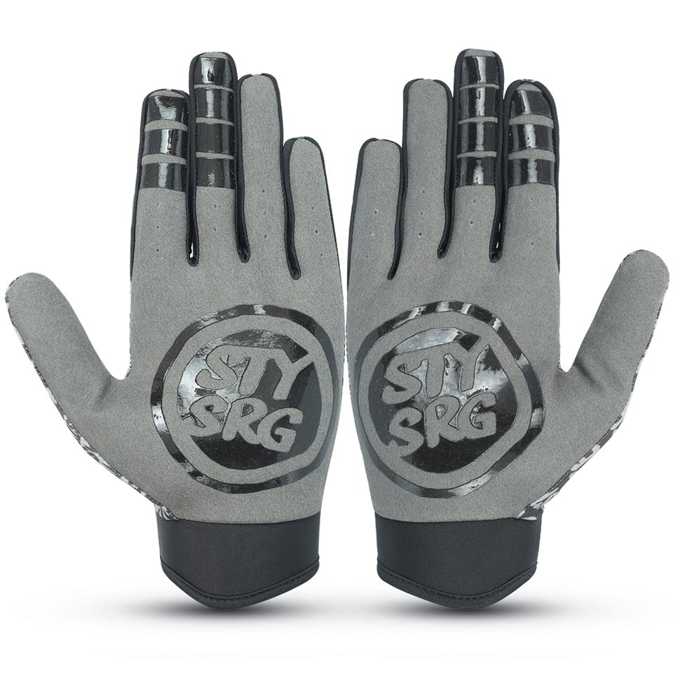 Stay Strong Sketch Gloves - Black/Black