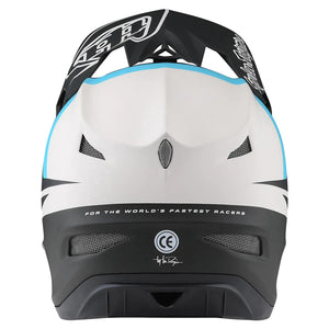 Troy Lee D3 Fiberlite Race Helmet - Slant Green