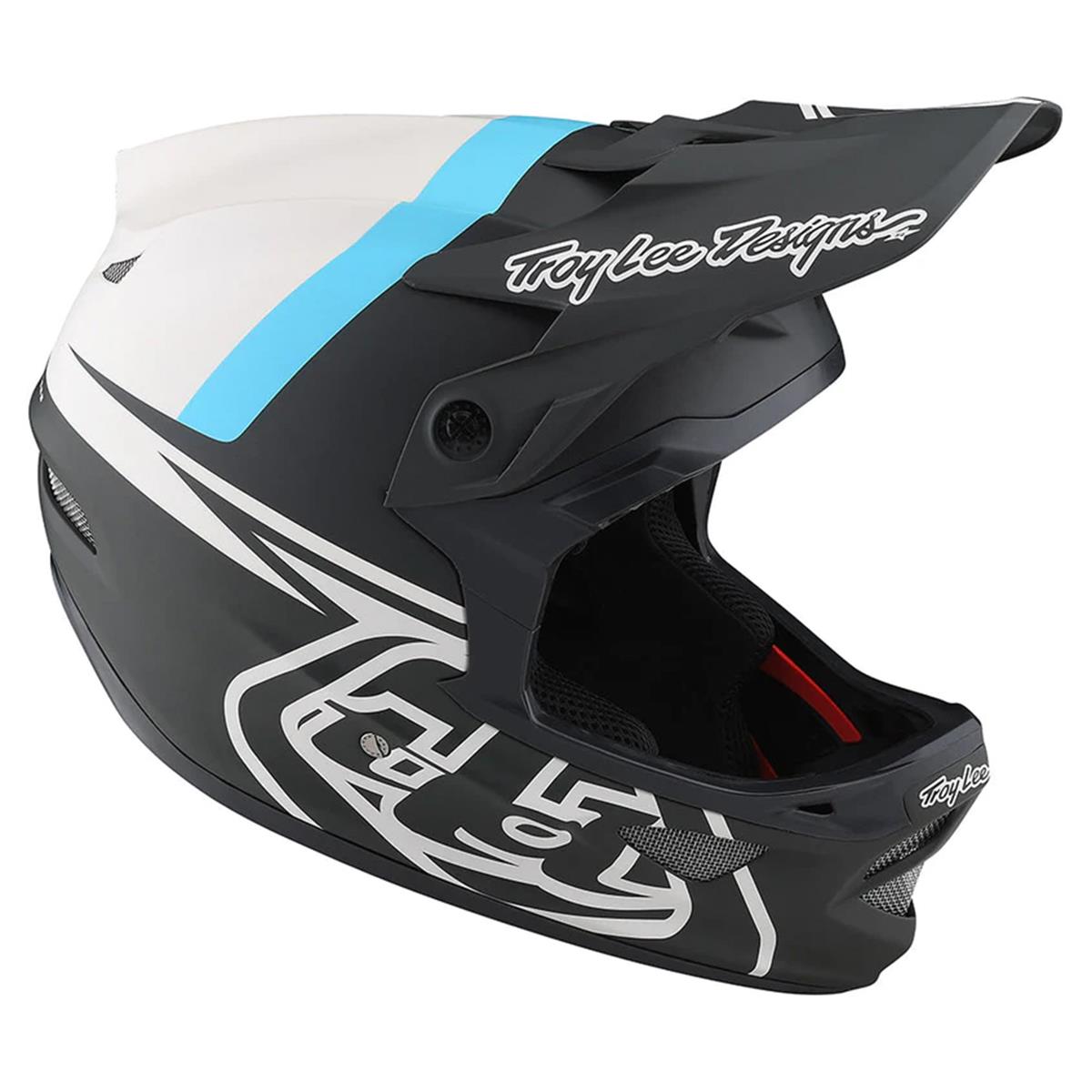 Troy Lee D3 Fiberlite Race Helmet - Slant Green