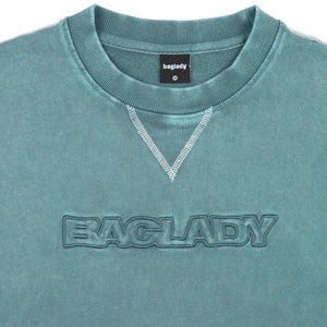 Baglady Acid Sweatshirt - Turquoise