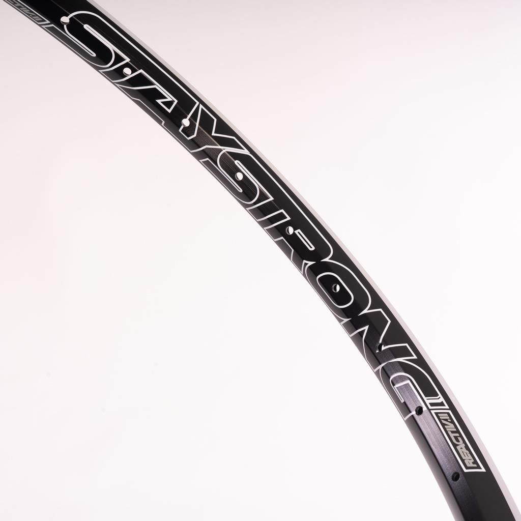 Stay Strong Reactiv 2 24", 36H Race Rim (1.75") - Rear/ Black