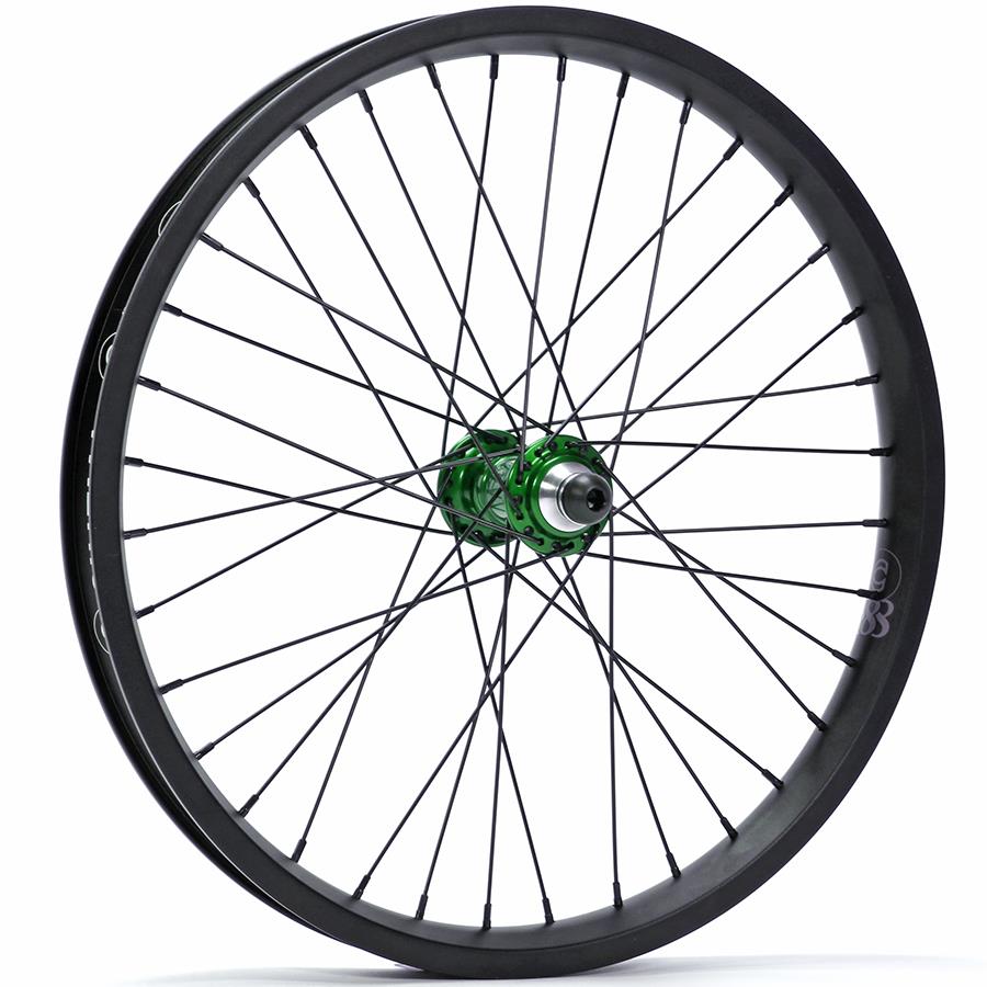 Green bmx outlet rims